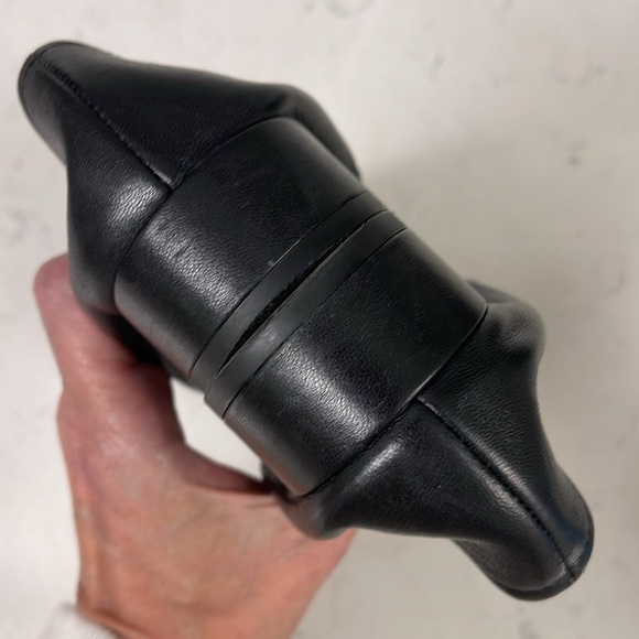 Tory Burch Benton 2 Nappa Leather Shoes Size 6.5 Black Leather Ballet Style - Picture 5 of 16